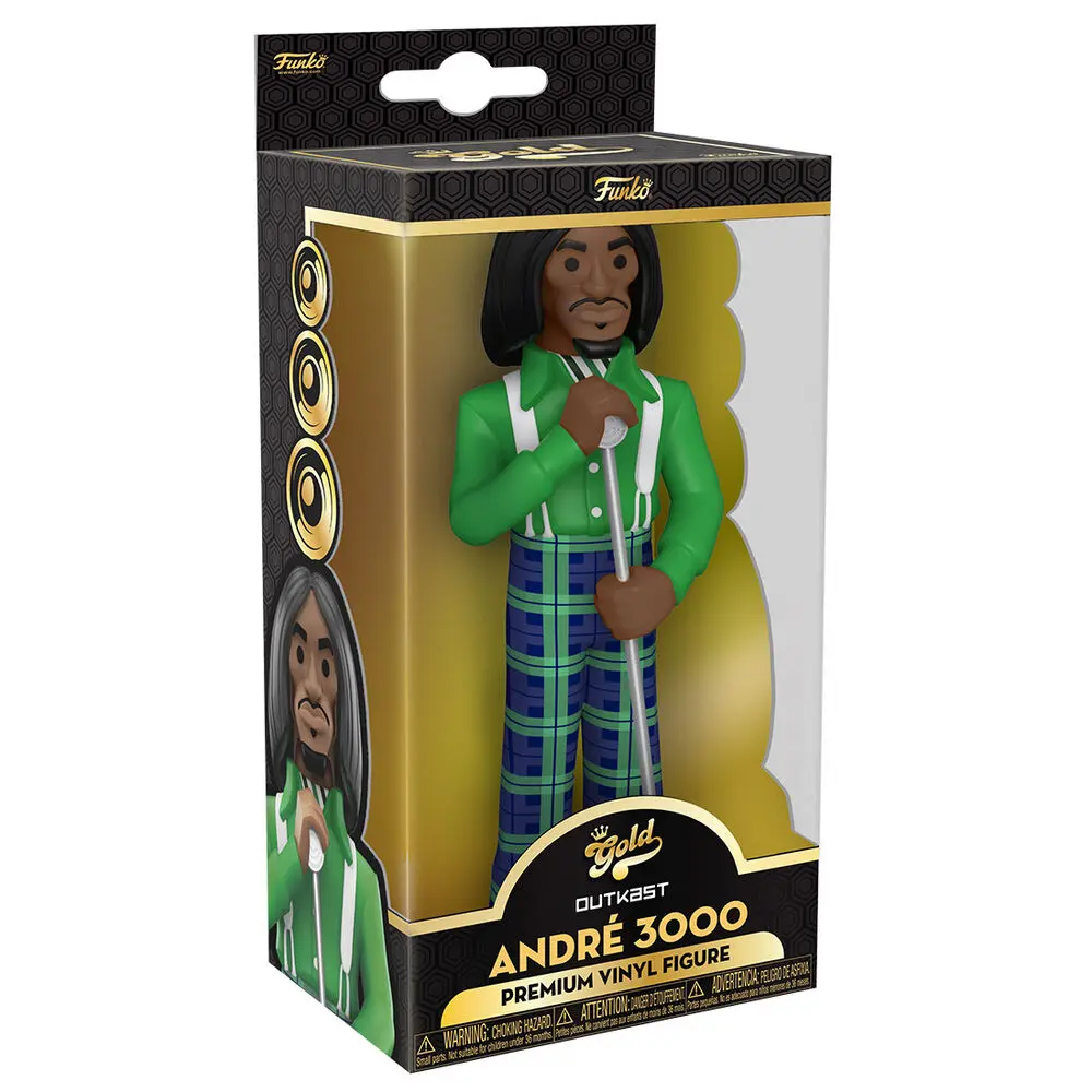 Outkast Vinyl Gold Figur Andre3000 (Hey Ya) 13 cm Produktfoto