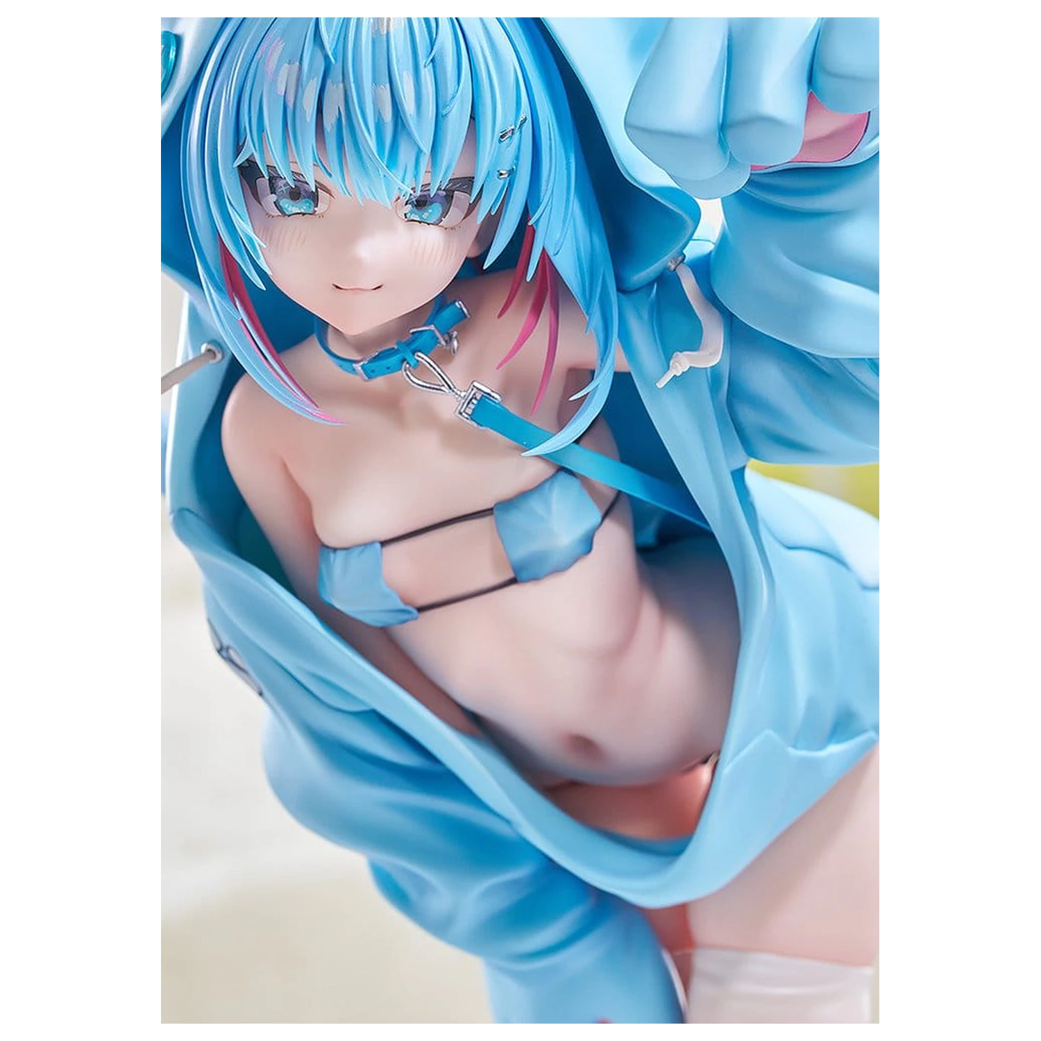 Virtual illustrator Kanzarin PVC Figur 1/6 Kanzarin-chan: Cat-Eared Hoodie Ver. 26 cm Produktfoto