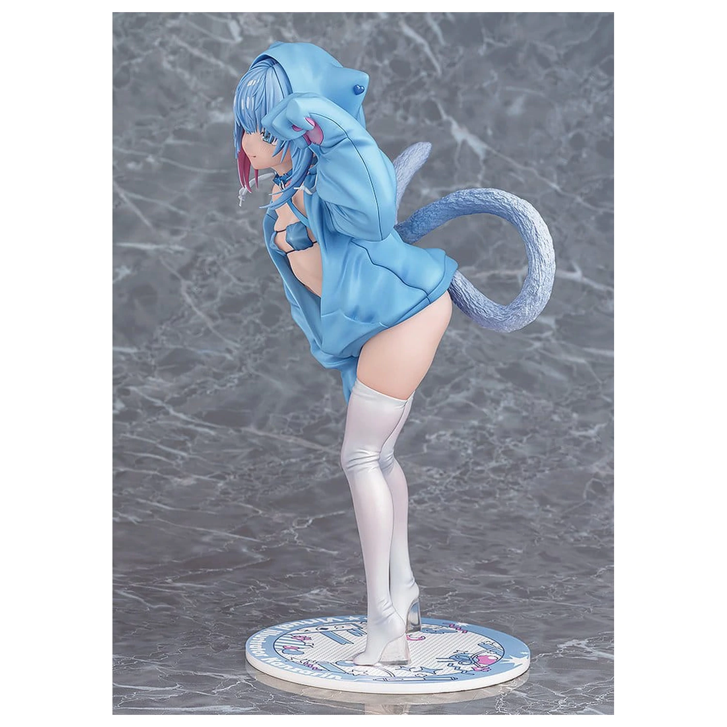Virtual illustrator Kanzarin PVC Figur 1/6 Kanzarin-chan: Cat-Eared Hoodie Ver. 26 cm Produktfoto