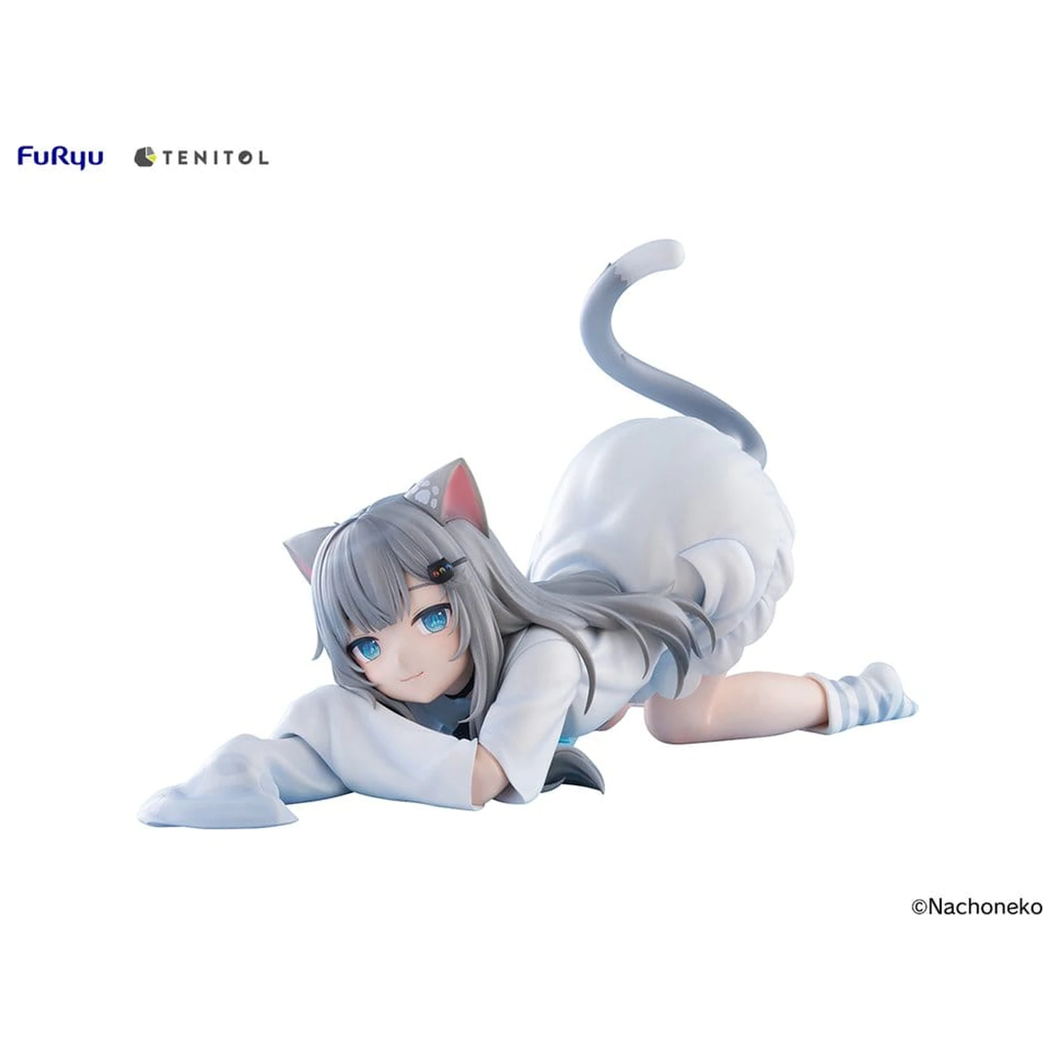 Virtual Youtuber Tenitol Big Noodle Stopper PVC Figur Nachoneko 18 cm Produktfoto