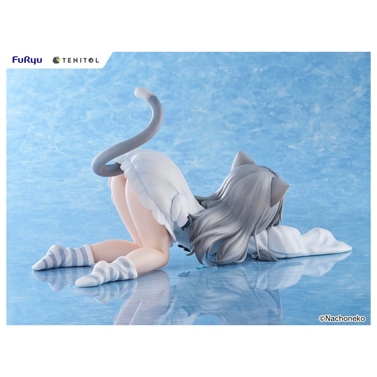 Virtual Youtuber Tenitol Big Noodle Stopper PVC Figur Nachoneko 18 cm Produktfoto