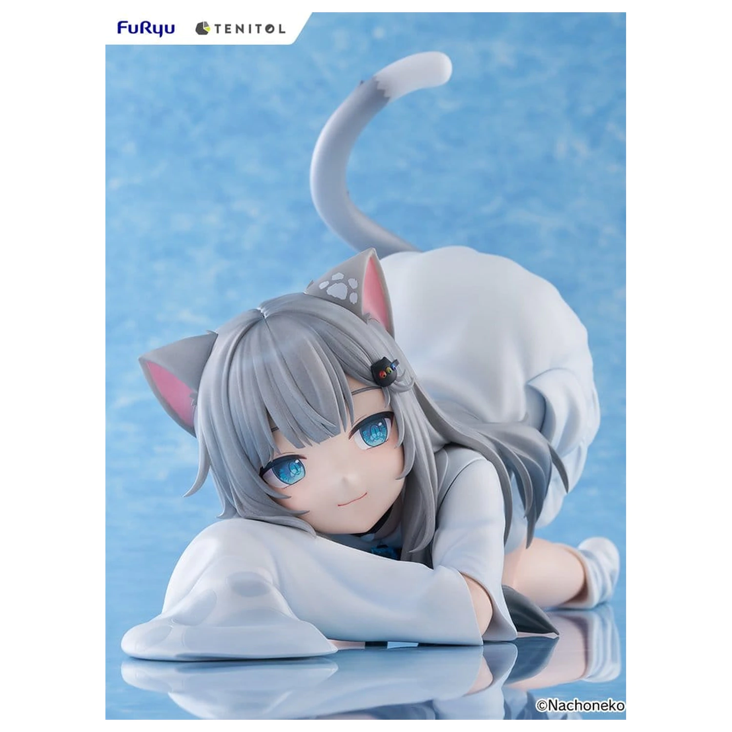 Virtual Youtuber Tenitol Big Noodle Stopper PVC Figur Nachoneko 18 cm Produktfoto