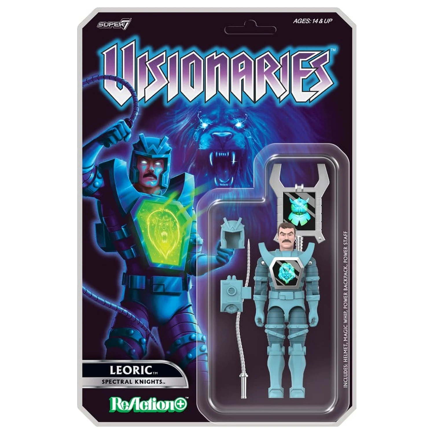 Visionaries ReAction+ Action Figur Wave 01 Leoric Produktfoto