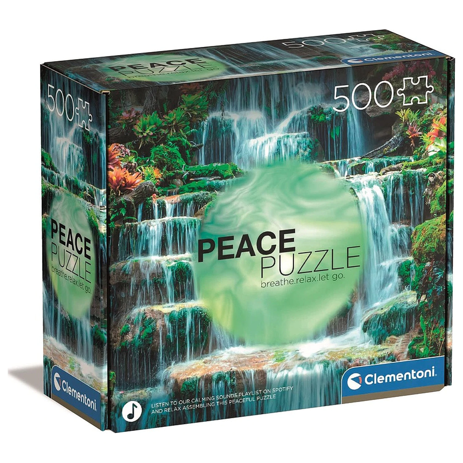 Waterfall Flow 500-teiliges Peace Puzzle Produktfoto