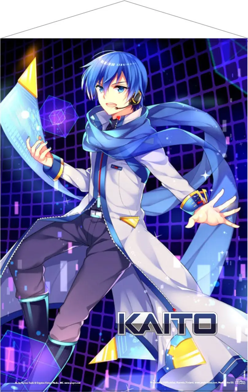Vocaloid Wandrolle Cool Kaito 50 x 70 cm Produktfoto