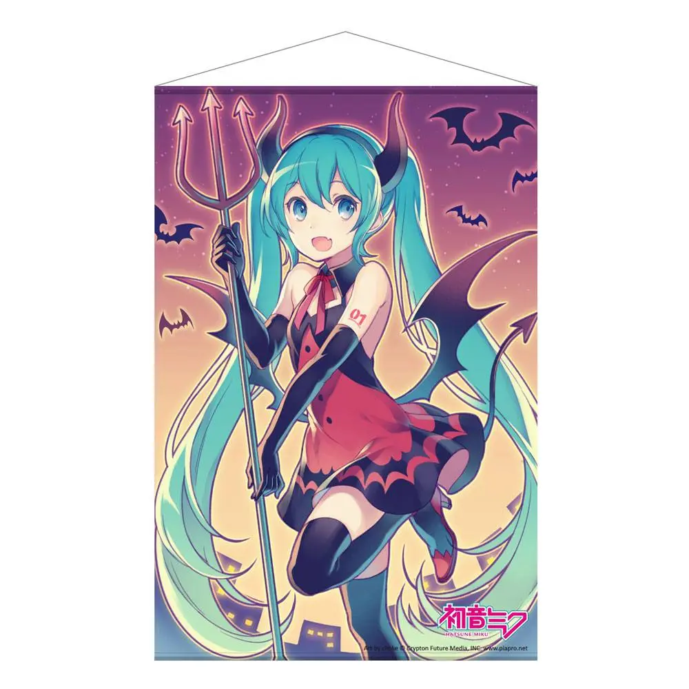 Vocaloid Wandrolle Miku Hatsune #2 60 x 90 cm Produktfoto