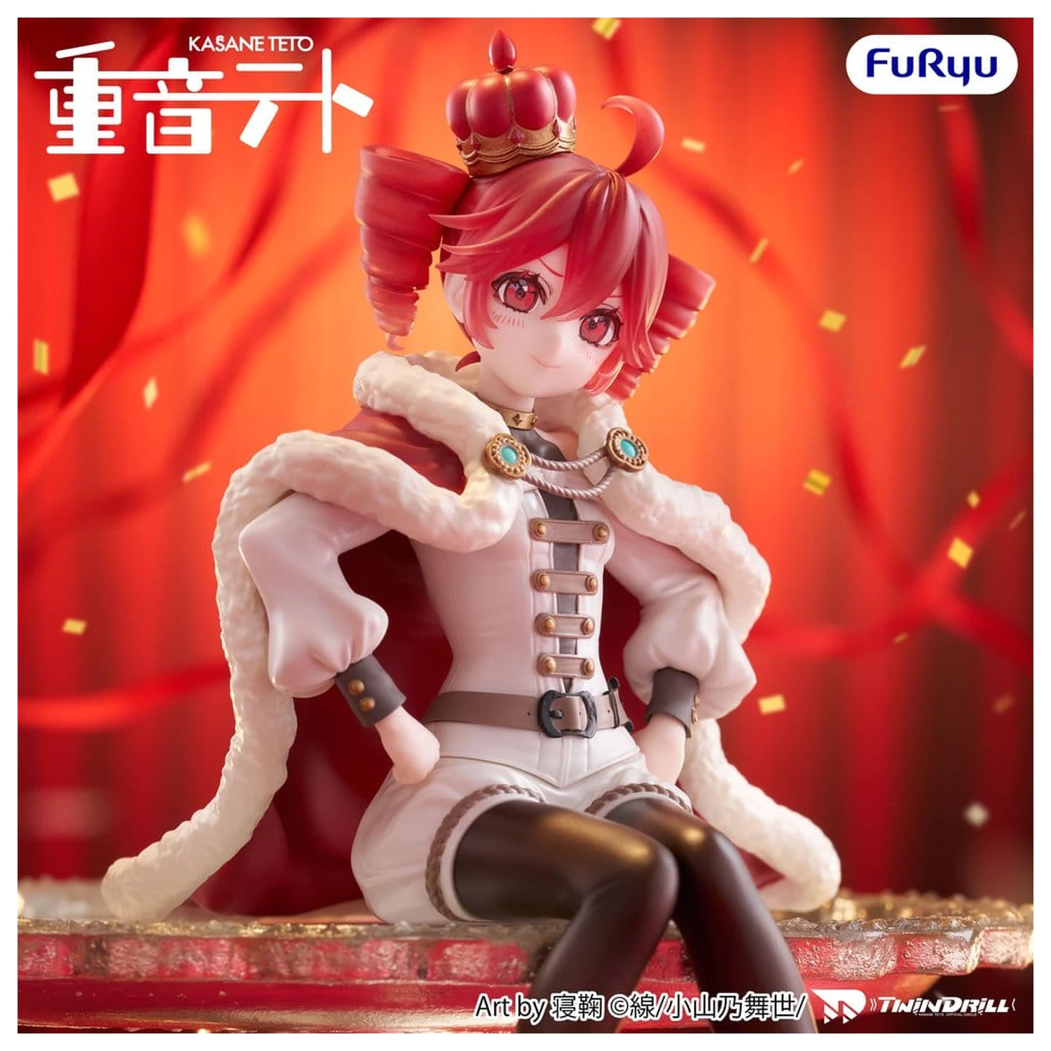 Vocaloid Noodle Stopper PVC Statue Kasane Teto King Ver. 15 cm Produktfoto