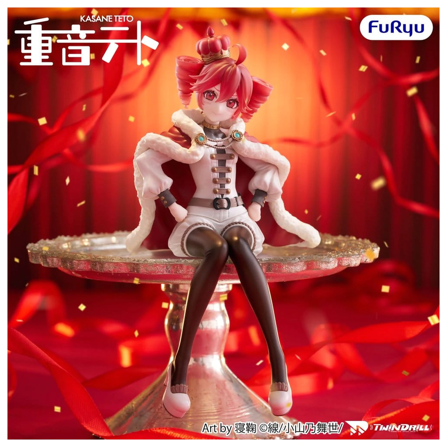 Vocaloid Noodle Stopper PVC Statue Kasane Teto King Ver. 15 cm Produktfoto