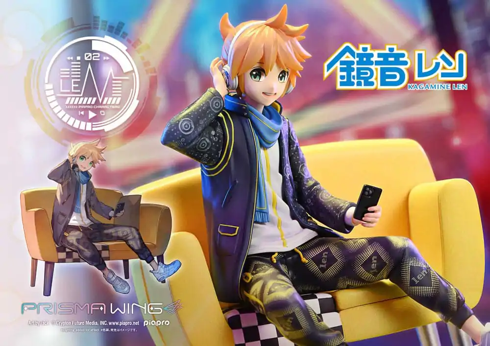 Vocaloid Piapro Characters Prisma Wing PVC-Statue 1/7 Kagamine Len (Art by lack) 18 cm Produktfoto