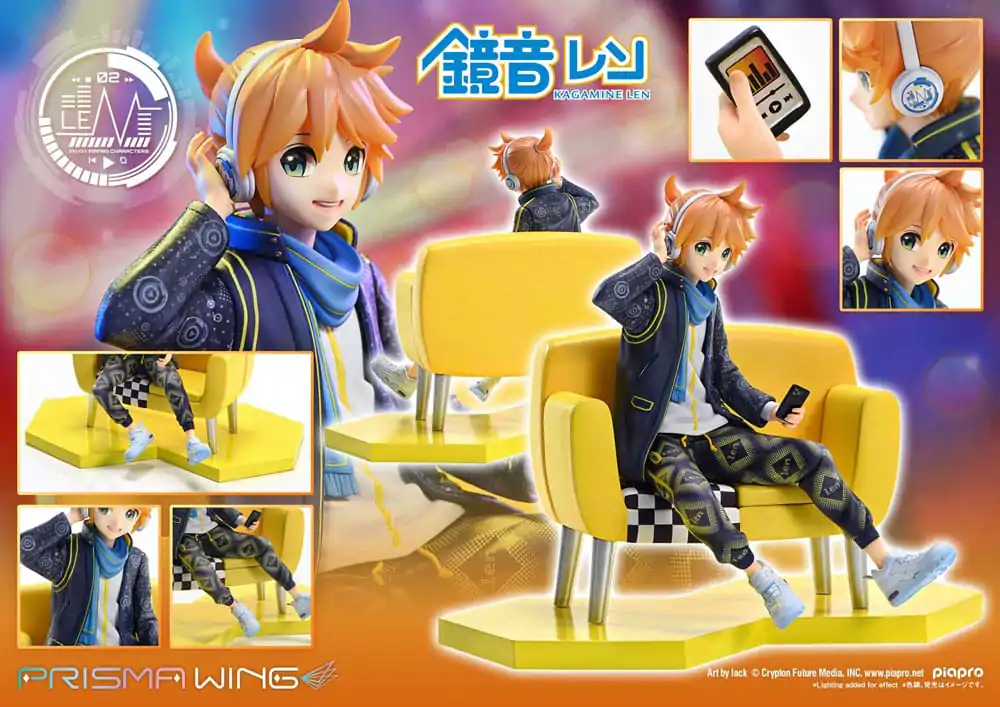 Vocaloid Piapro Characters Prisma Wing PVC-Statue 1/7 Kagamine Len (Art by lack) 18 cm Produktfoto