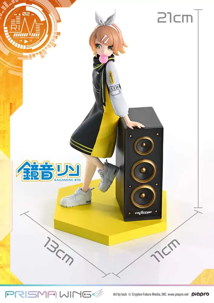 Vocaloid Piapro Characters Prisma Wing PVC Statue 1/7 Kagamine Rin (Art by lack) 21 cm Produktfoto