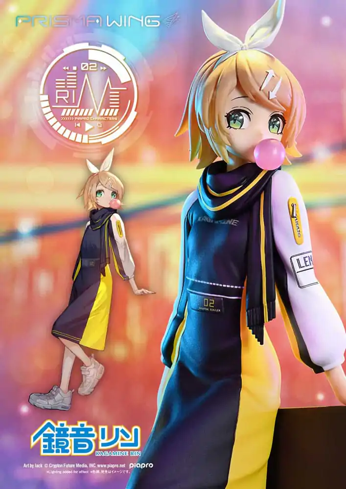 Vocaloid Piapro Characters Prisma Wing PVC Statue 1/7 Kagamine Rin (Art by lack) 21 cm Produktfoto