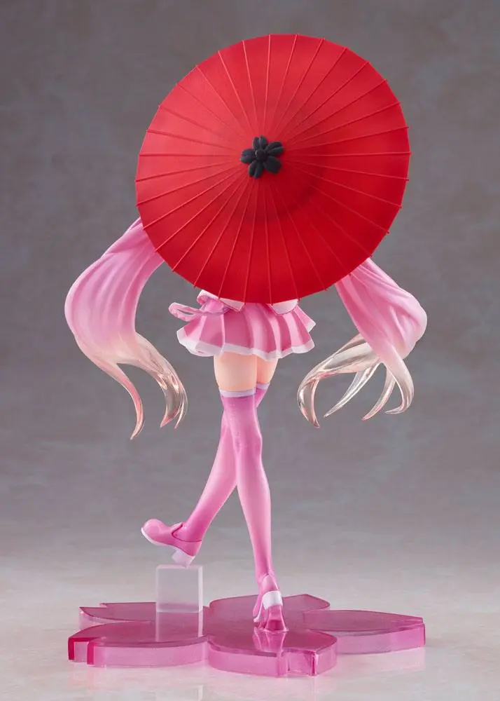 Vocaloid PVC Statue Sakura Miku 2nd Season New Written Japanese Umbrella Ver. 20 cm Produktfoto