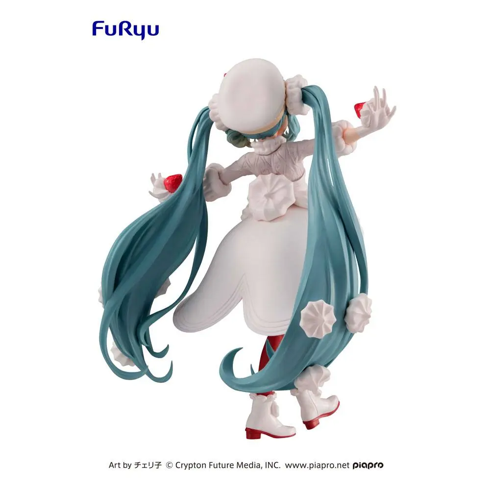 Vocaloid Sweet Tea Time PVC Statue Hatsune Miku Strawberry Short 17 cm Produktfoto