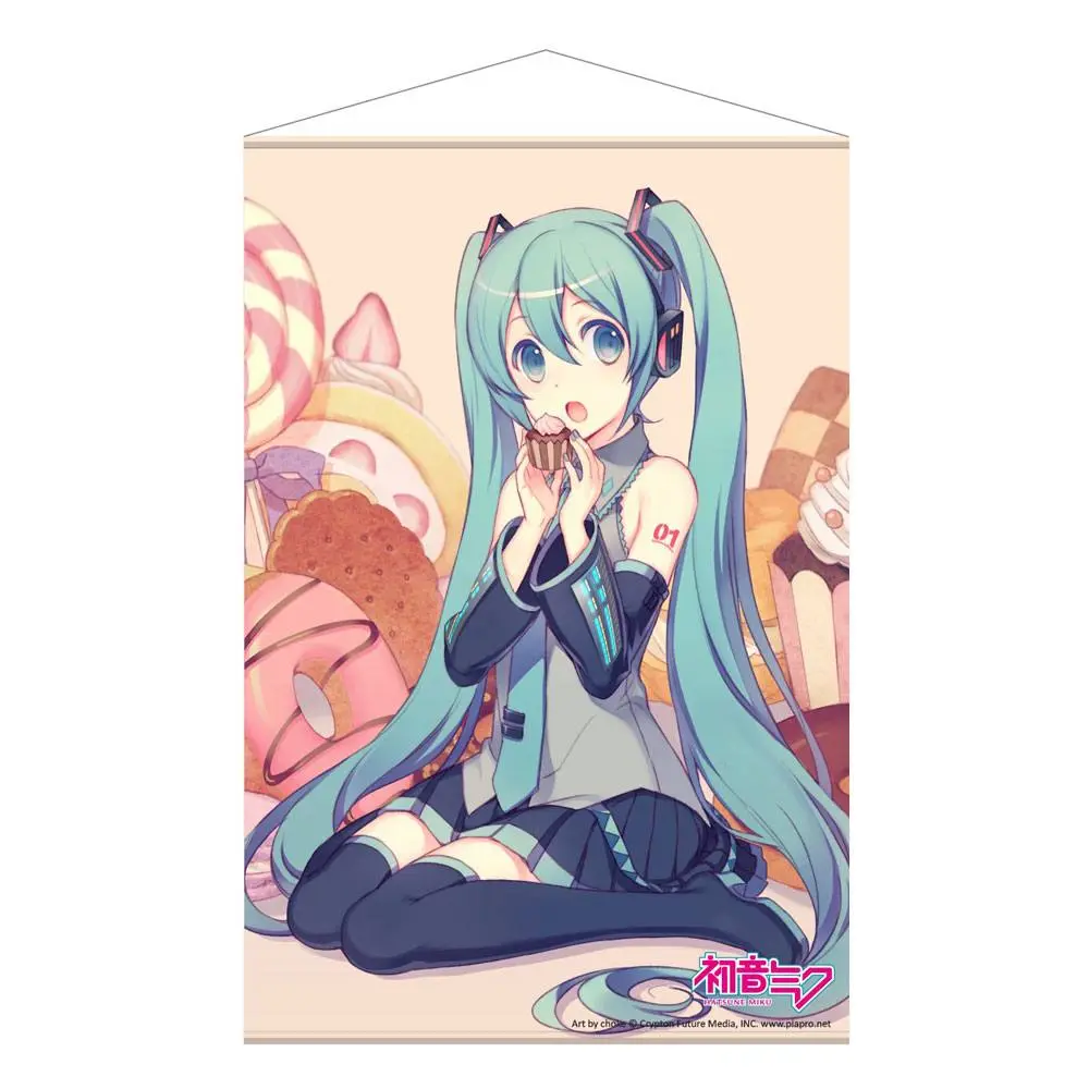 Vocaloid Wandrolle Miku Hatsune #3 60 x 90 cm Produktfoto