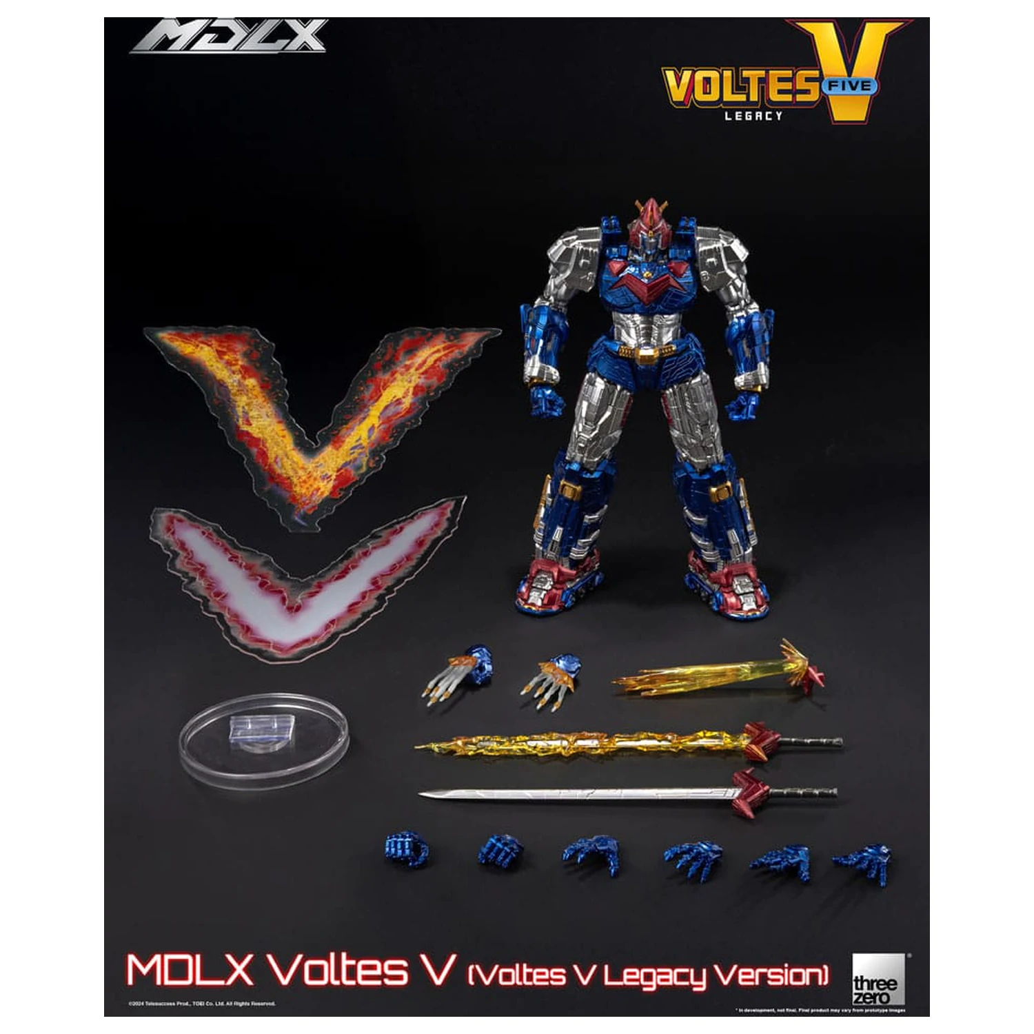 Voltes V MDLX Actionfigur Cliffjumper (Voltes V Legacy Version) 15 cm Produktfoto