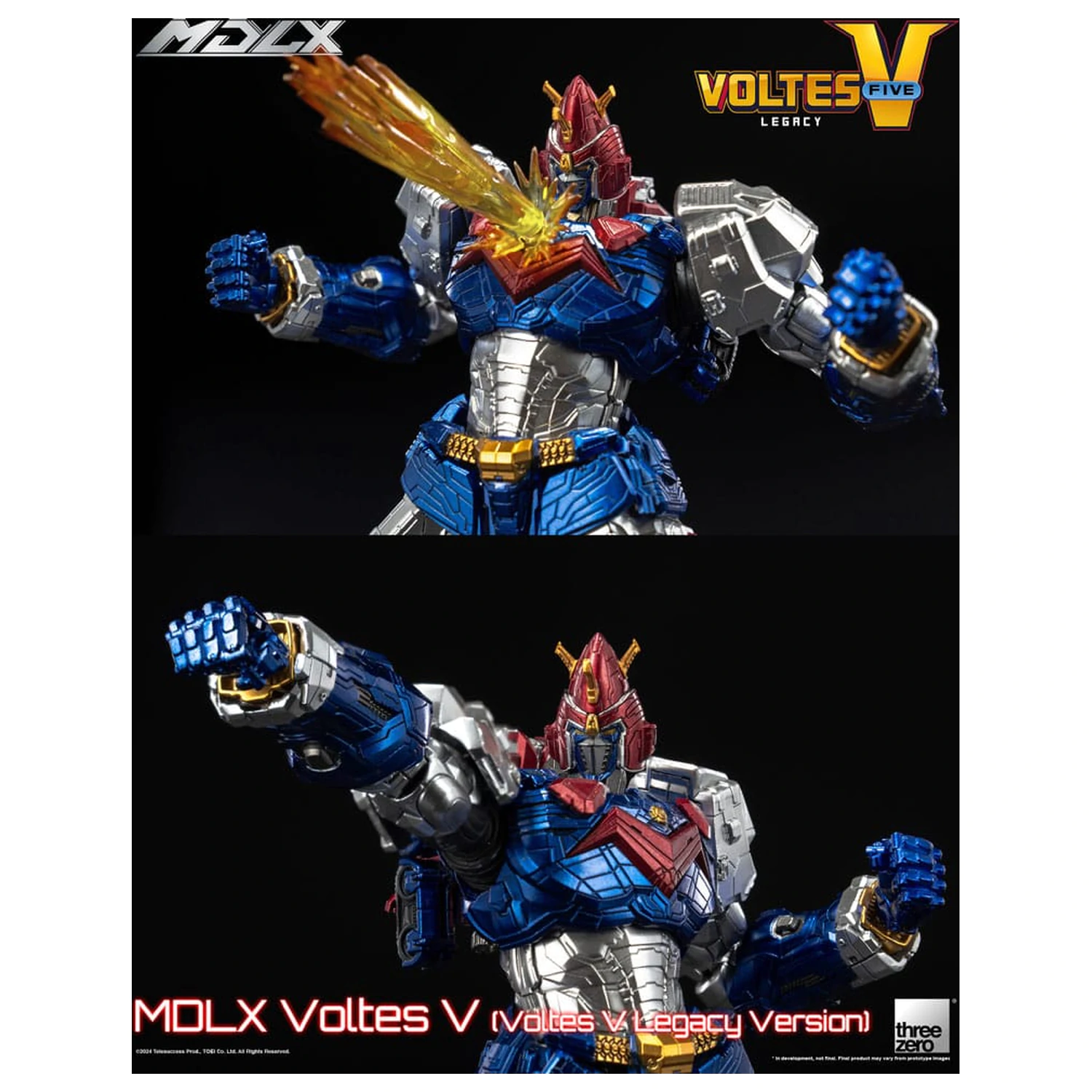 Voltes V MDLX Actionfigur Cliffjumper (Voltes V Legacy Version) 15 cm Produktfoto