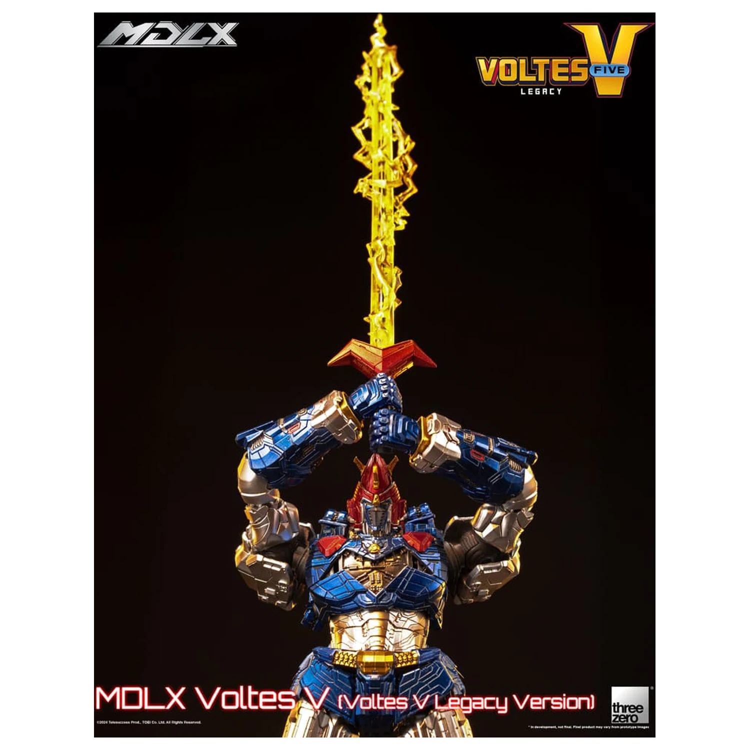 Voltes V MDLX Actionfigur Cliffjumper (Voltes V Legacy Version) 15 cm Produktfoto