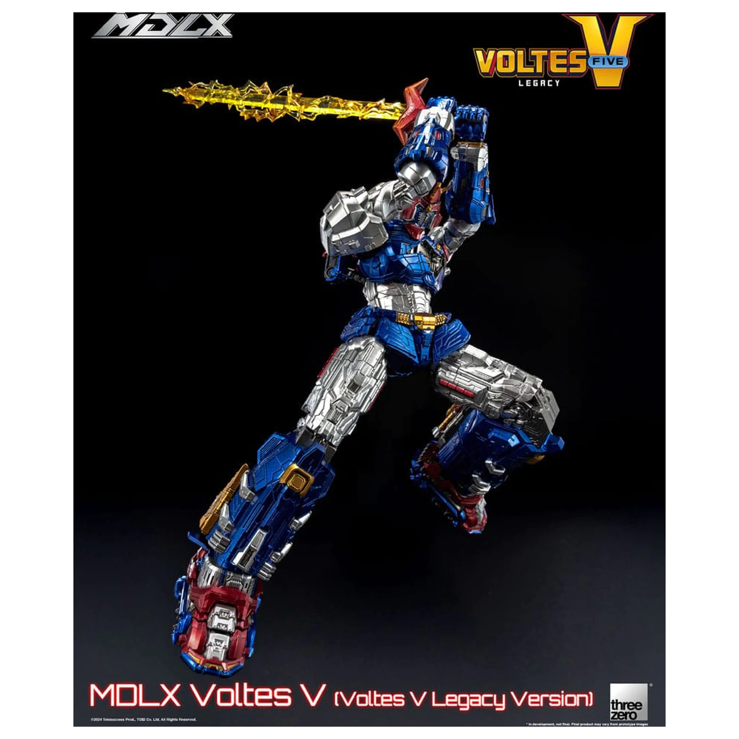 Voltes V MDLX Actionfigur Cliffjumper (Voltes V Legacy Version) 15 cm Produktfoto