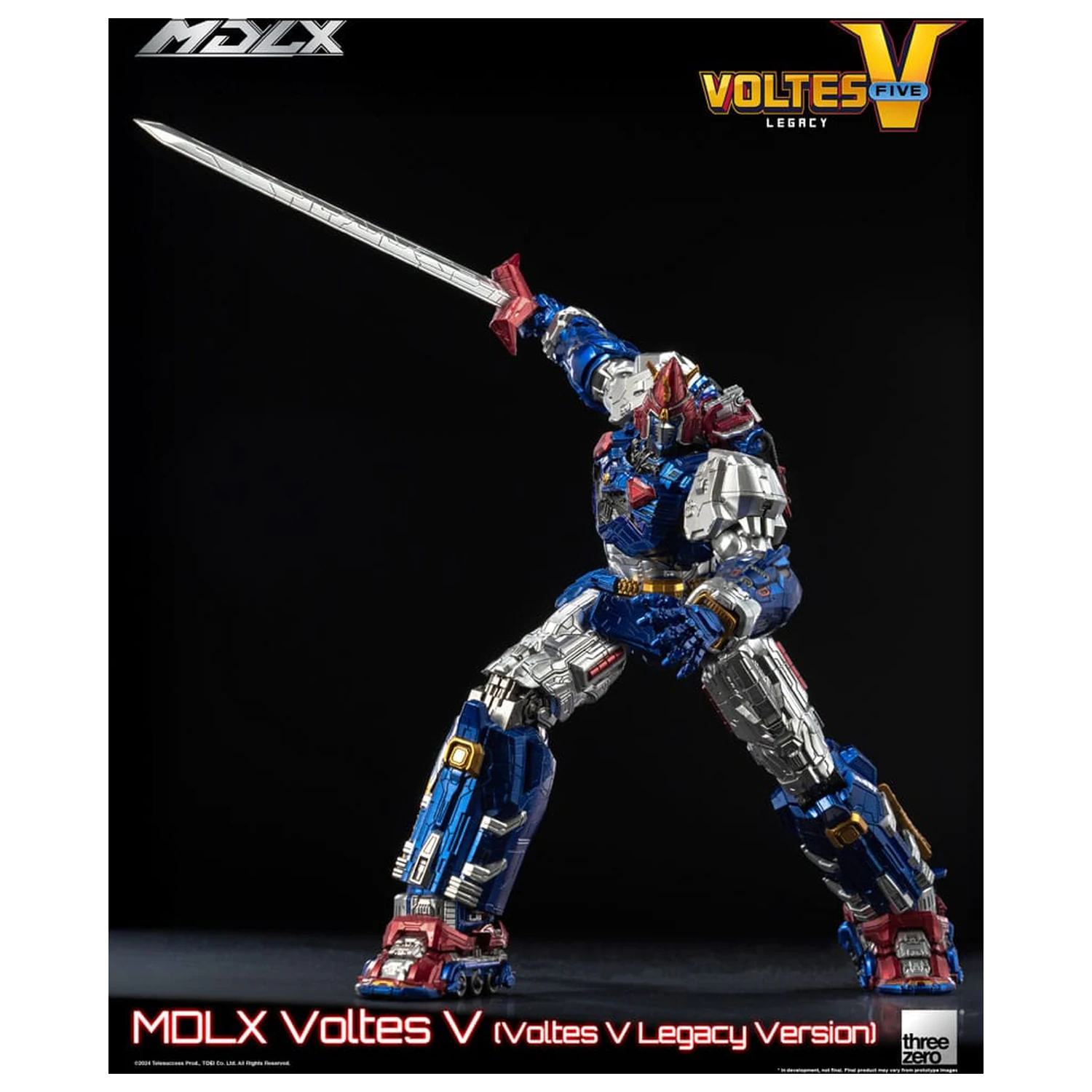 Voltes V MDLX Actionfigur Cliffjumper (Voltes V Legacy Version) 15 cm Produktfoto