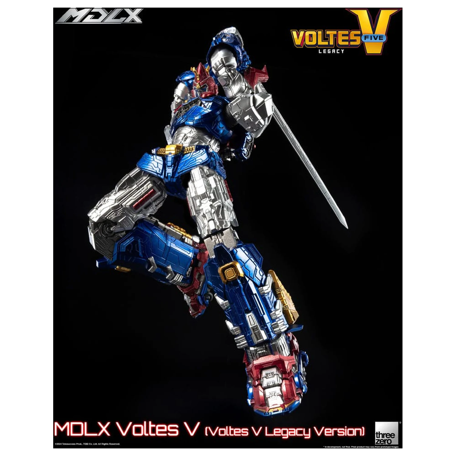 Voltes V MDLX Actionfigur Cliffjumper (Voltes V Legacy Version) 15 cm Produktfoto