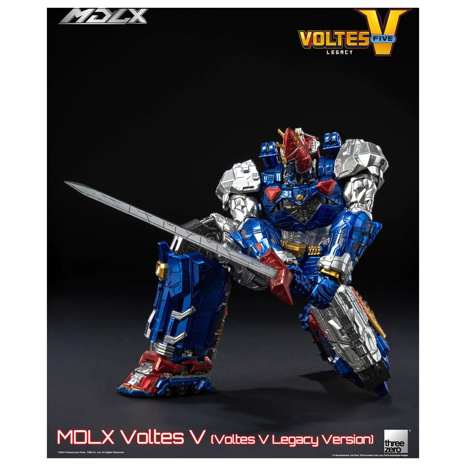 Voltes V MDLX Actionfigur Cliffjumper (Voltes V Legacy Version) 15 cm Produktfoto