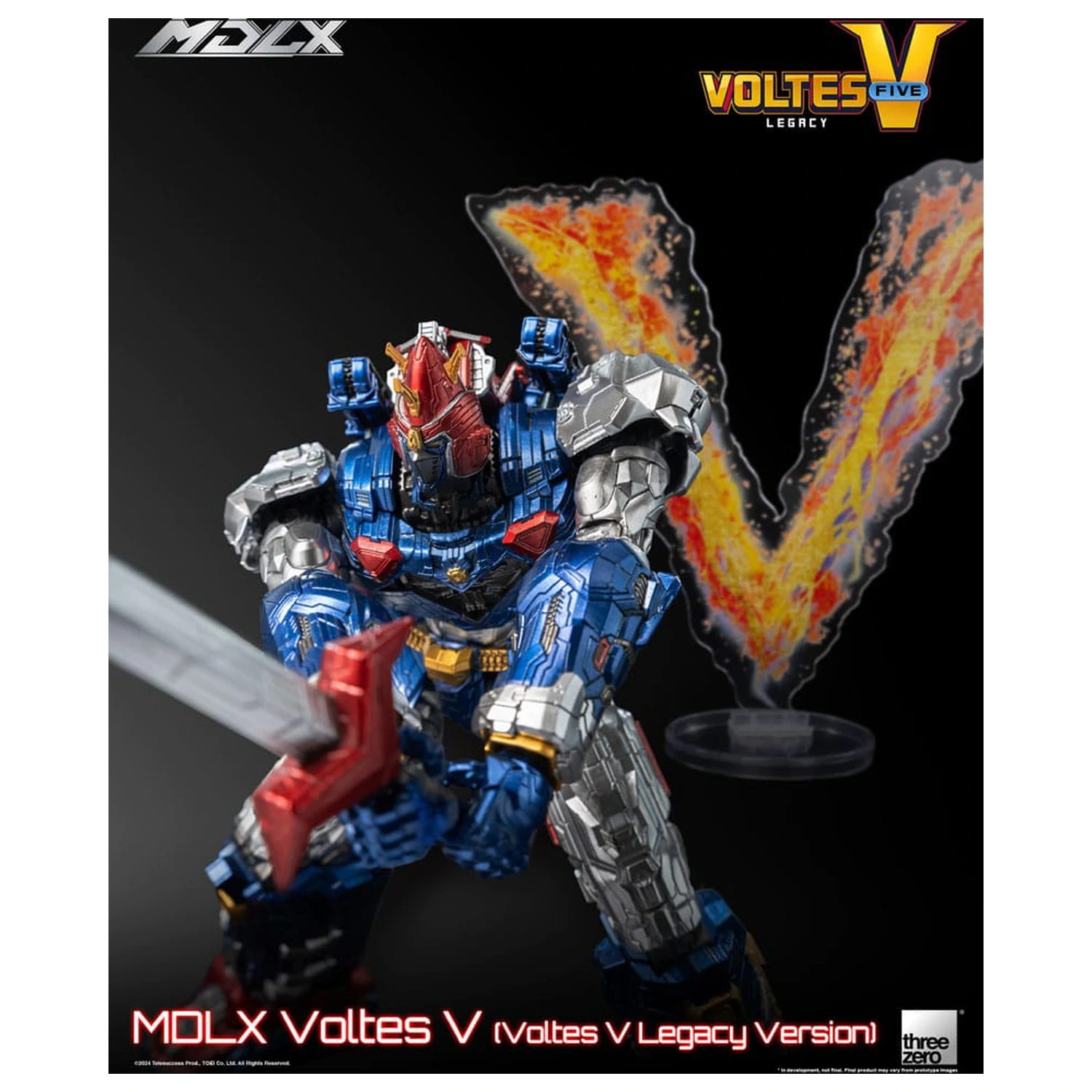 Voltes V MDLX Actionfigur Cliffjumper (Voltes V Legacy Version) 15 cm Produktfoto