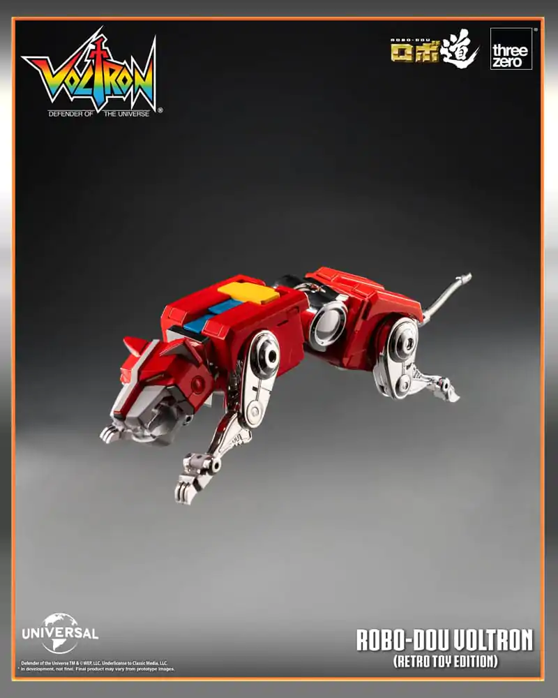 Voltron: Defender of the Universe Robo-Dou Action Figur Voltron Retro Toy Edition 27 cm Produktfoto