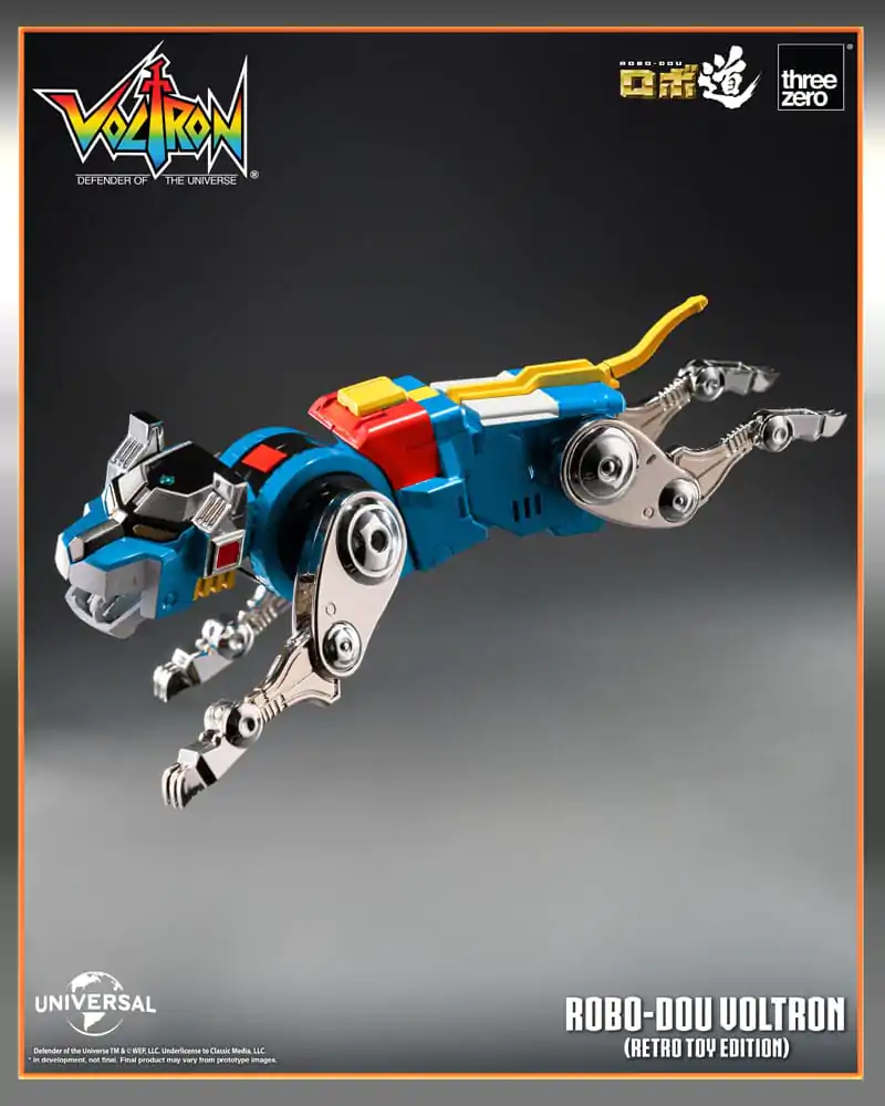 Voltron: Defender of the Universe Robo-Dou Action Figur Voltron Retro Toy Edition 27 cm Produktfoto