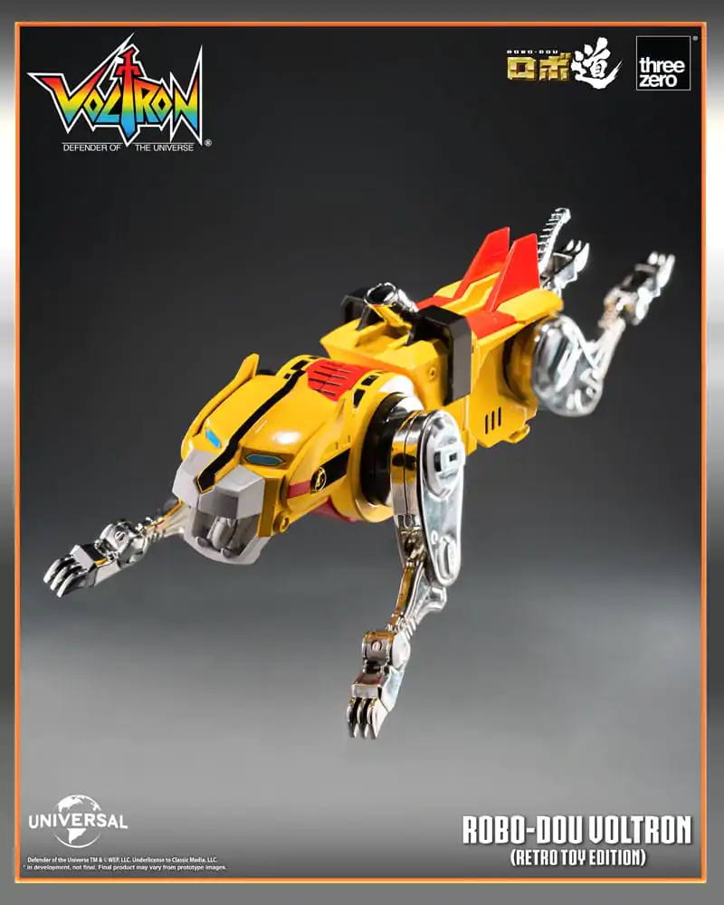 Voltron: Defender of the Universe Robo-Dou Action Figur Voltron Retro Toy Edition 27 cm Produktfoto