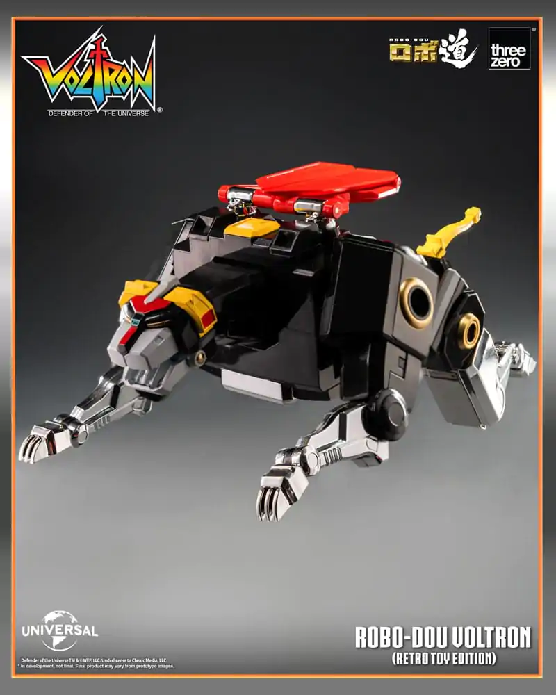 Voltron: Defender of the Universe Robo-Dou Action Figur Voltron Retro Toy Edition 27 cm Produktfoto