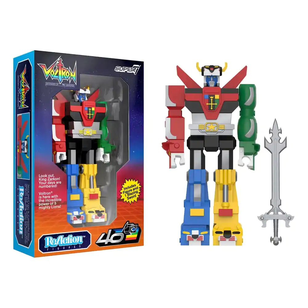 Voltron ReAction Actionfigur Voltron Vintage Package 10 cm Produktfoto