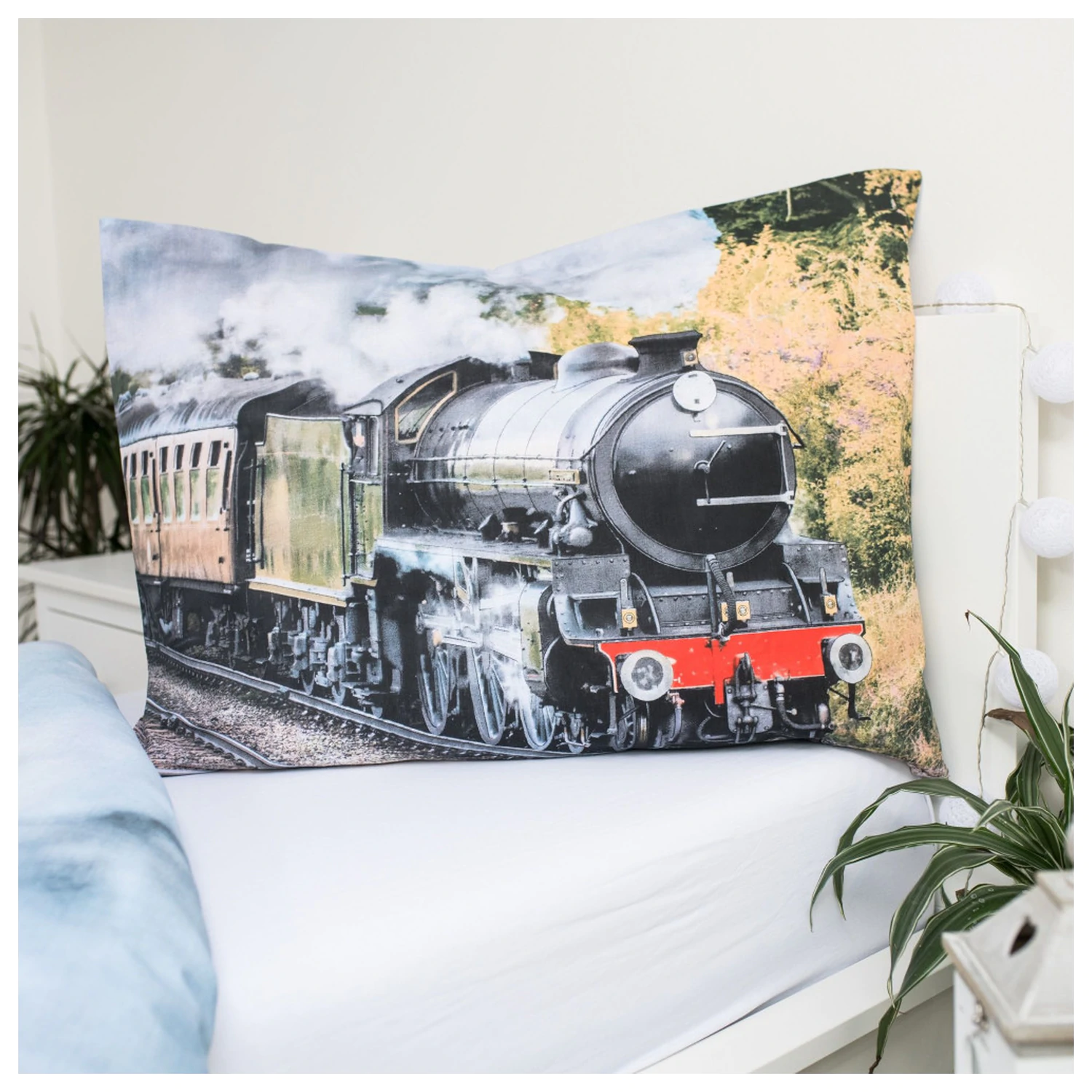 Train Stream Bettbezug Produktfoto