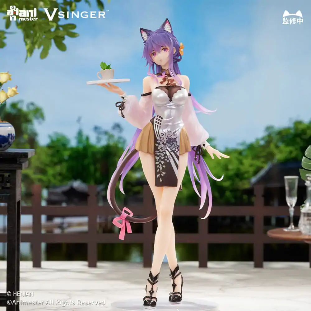 VSinger Luo Tianyi & Mo Qingxian Statue 1/7 Mo Qingxian Tea Time Melody Ver. 26 cm Produktfoto