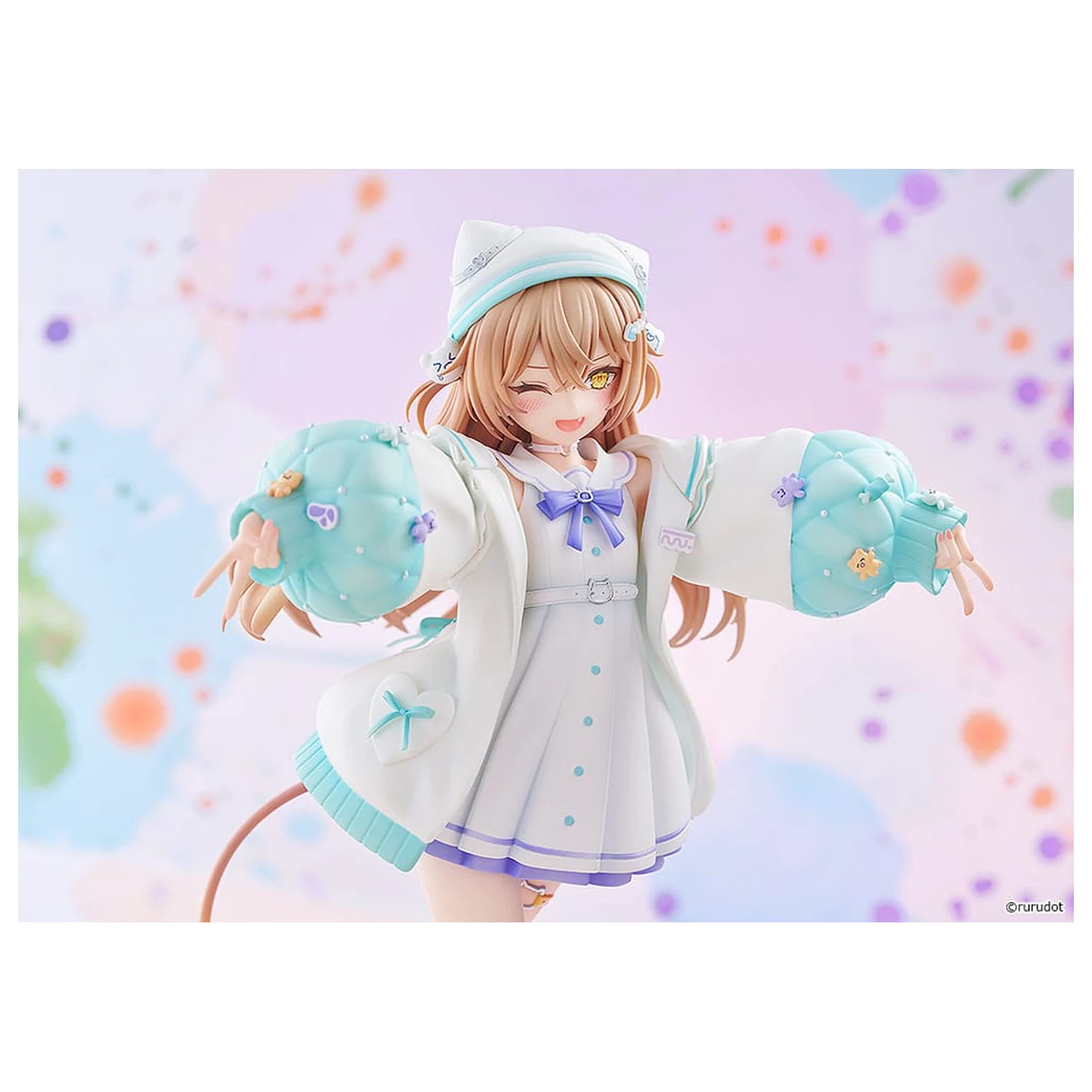 VTuber PVC Statue 1/7 Rurudo Lion Pastel Oniku Ver. 25 cm Produktfoto