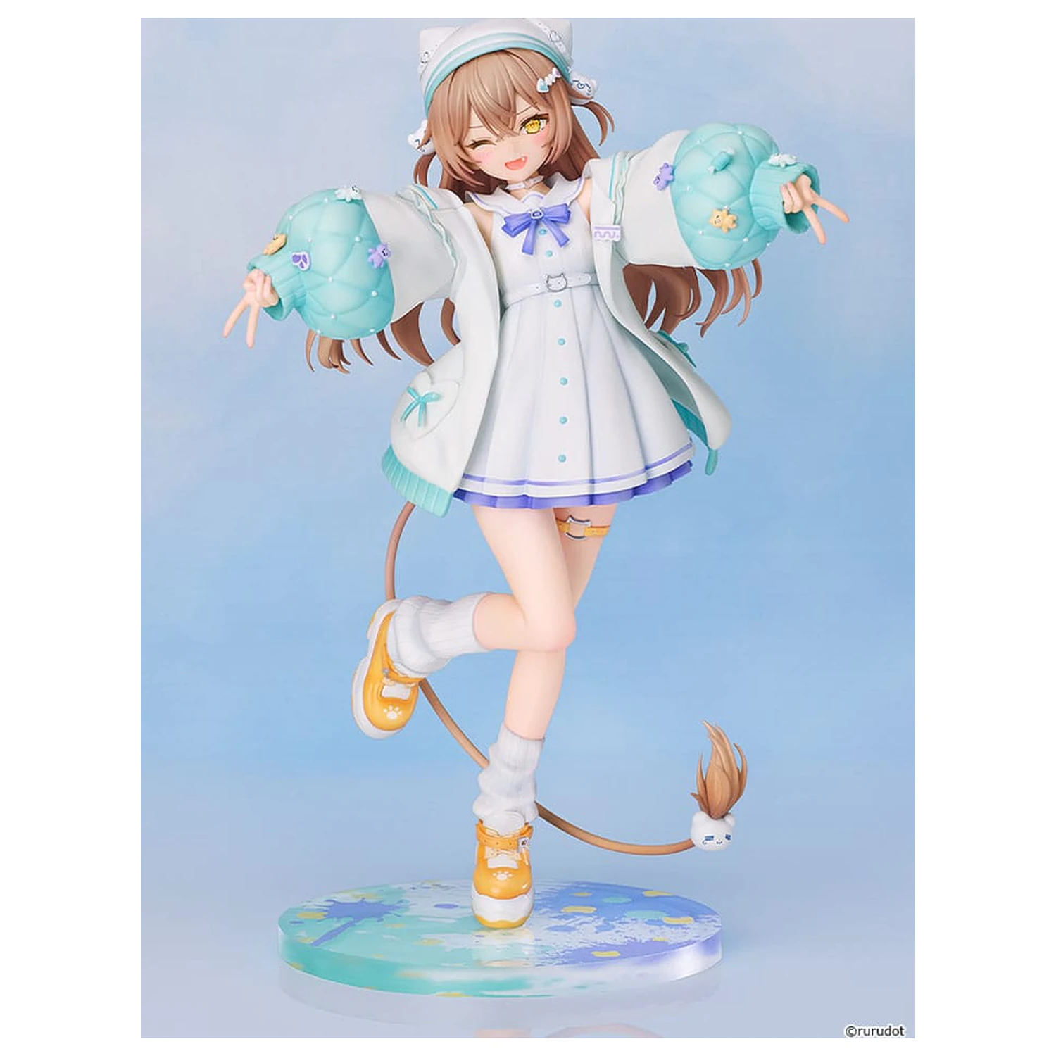 VTuber PVC Statue 1/7 Rurudo Lion Pastel Oniku Ver. 25 cm Produktfoto