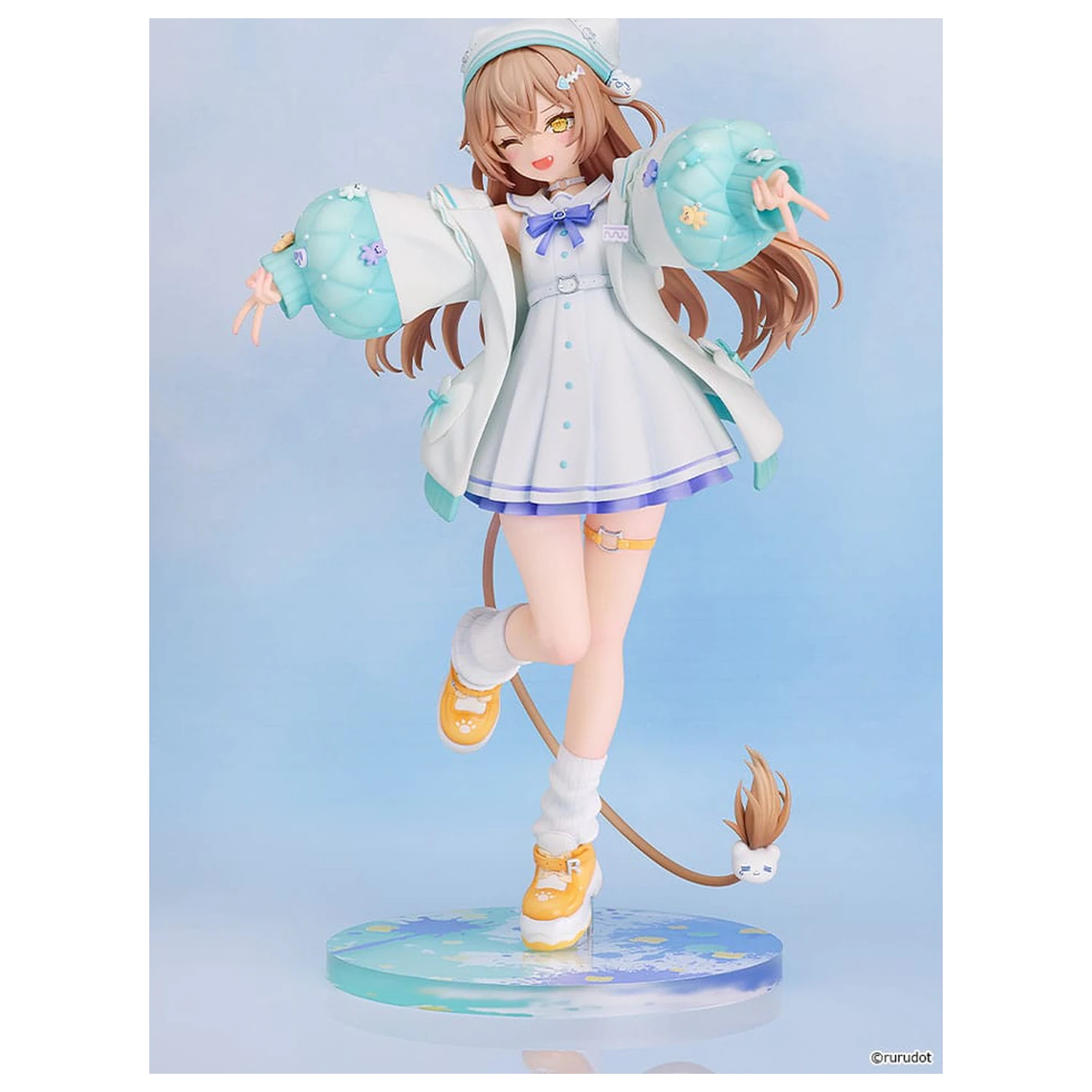 VTuber PVC Statue 1/7 Rurudo Lion Pastel Oniku Ver. 25 cm Produktfoto