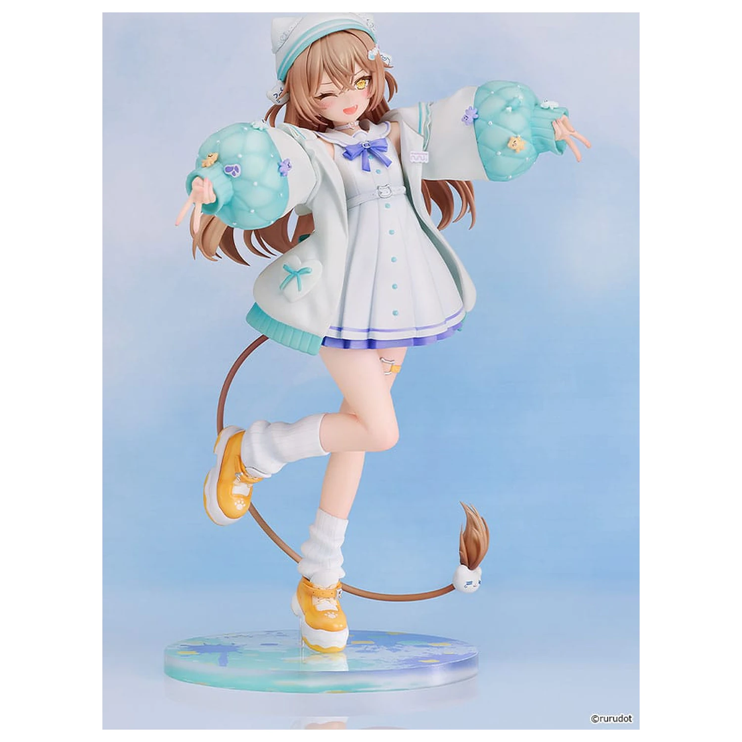 VTuber PVC Statue 1/7 Rurudo Lion Pastel Oniku Ver. 25 cm Produktfoto