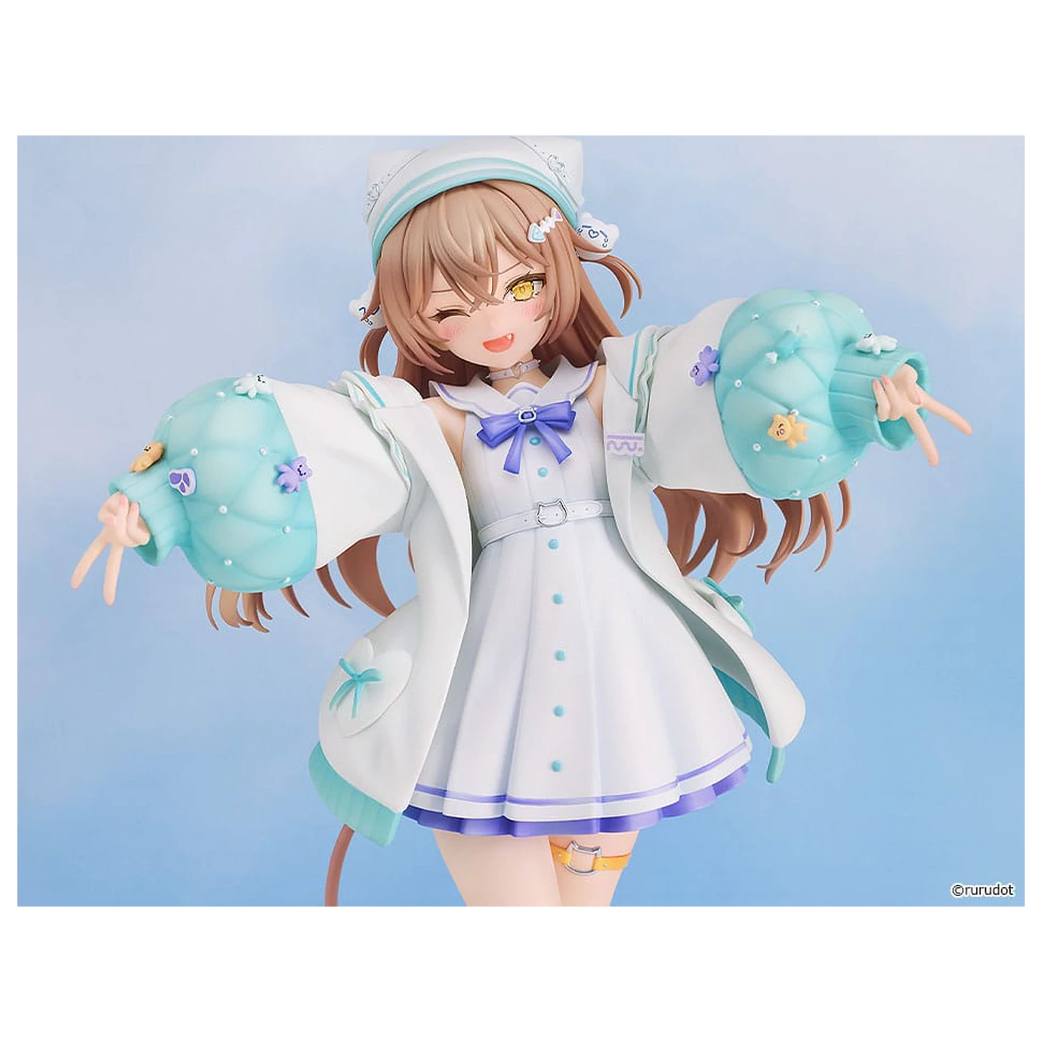 VTuber PVC Statue 1/7 Rurudo Lion Pastel Oniku Ver. 25 cm Produktfoto