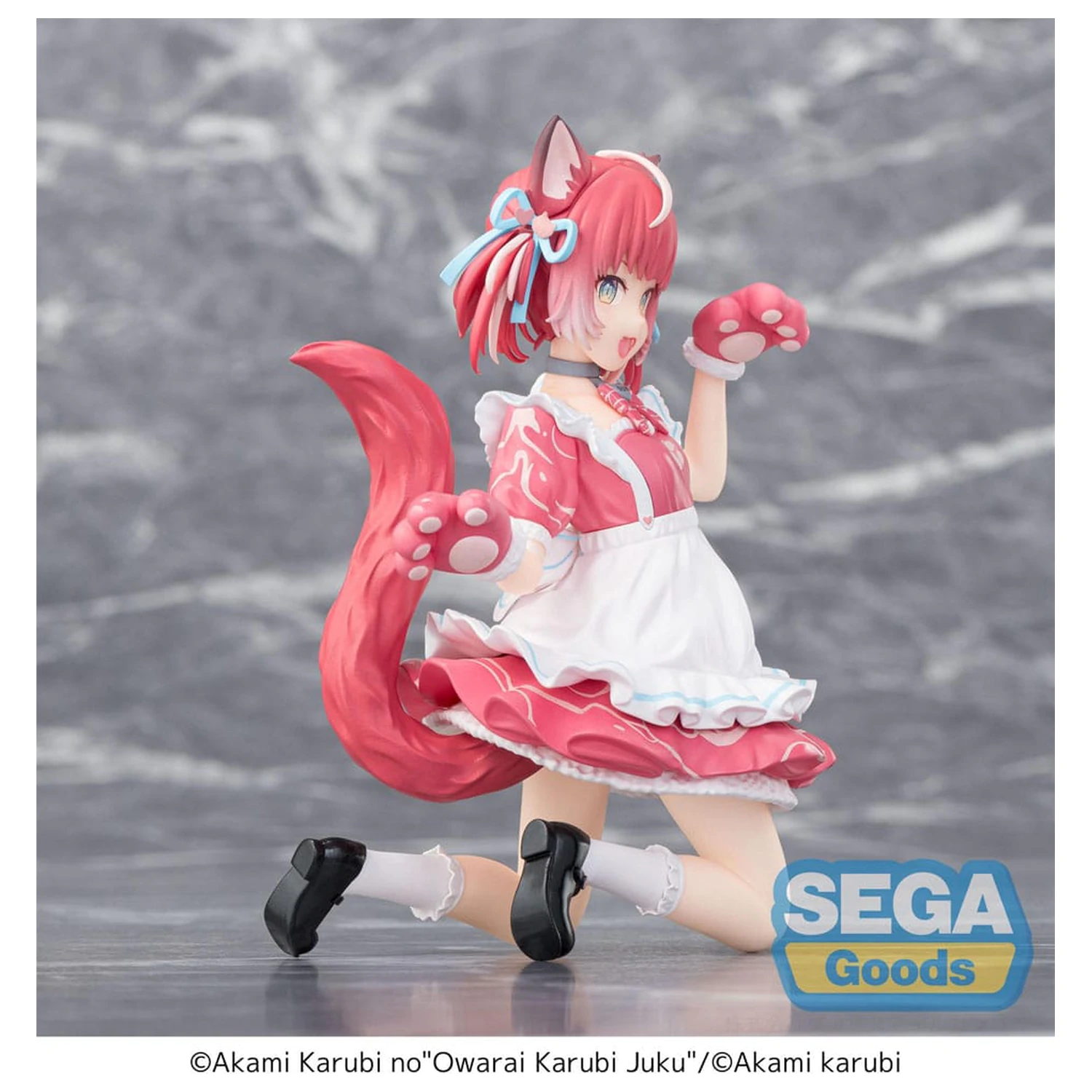 VTuber PM Perching PVC Figur Akami Karubi 14 cm Produktfoto