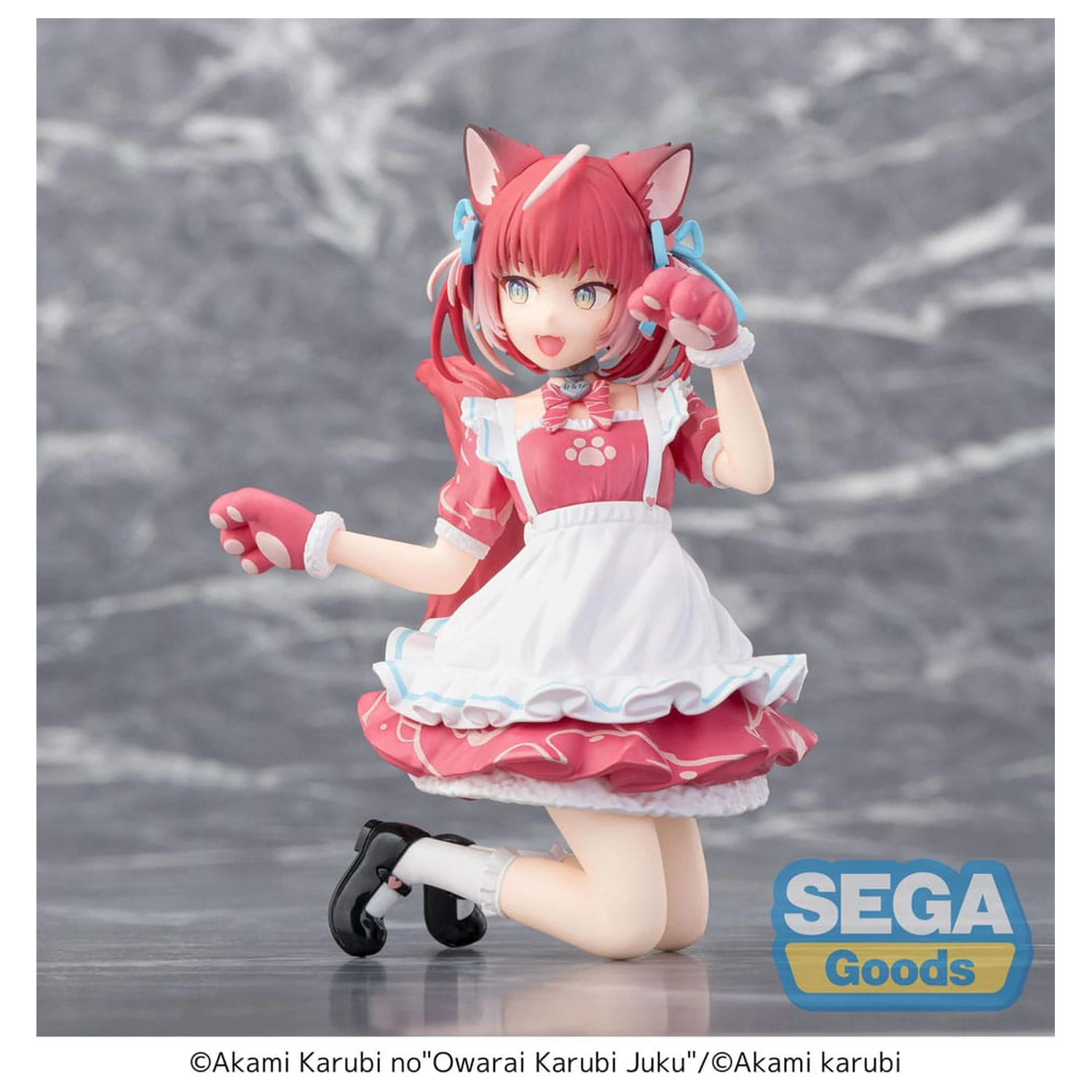 VTuber PM Perching PVC Figur Akami Karubi 14 cm Produktfoto
