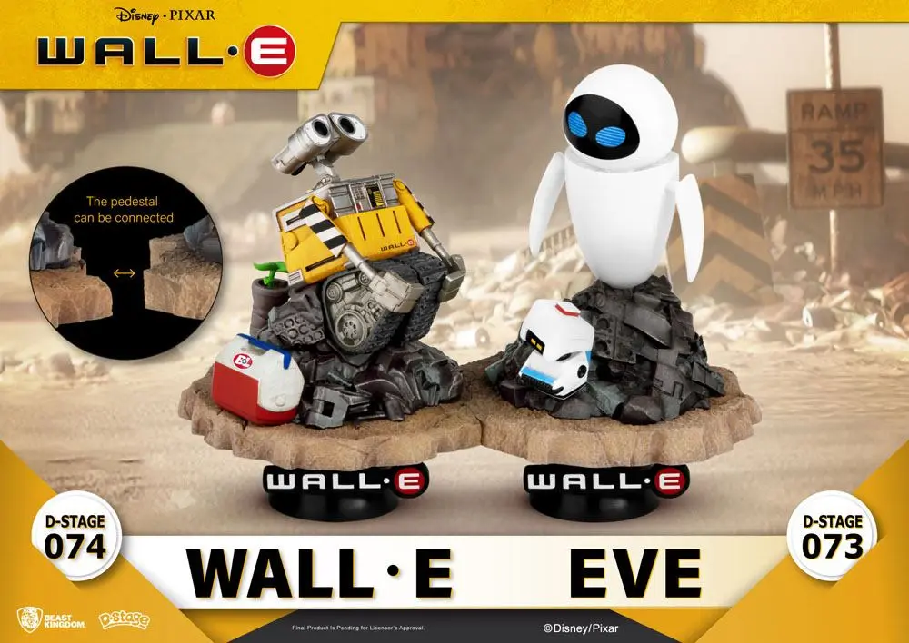 Wall-E D-Stage PVC Diorama Eve 14 cm Produktfoto
