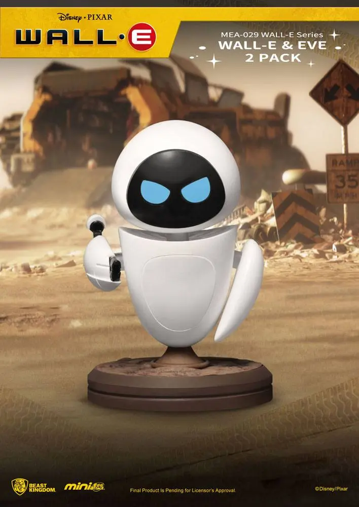Wall-E Mini Egg Attack Figuren 2er-Pack Wall-E Series Wall-E & Eve 8 cm Produktfoto