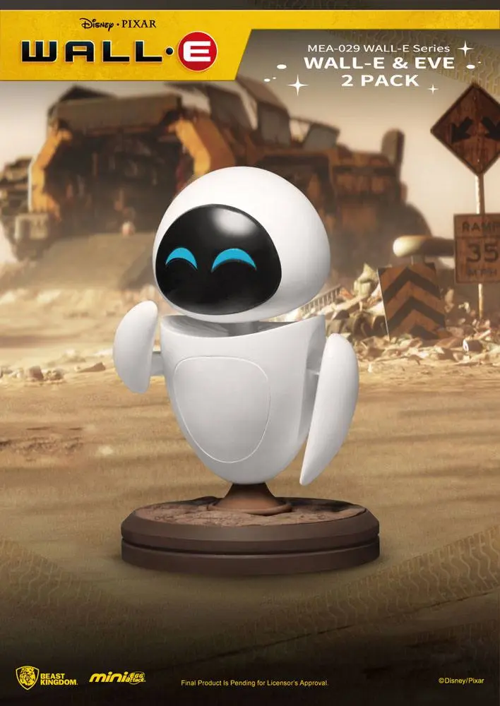Wall-E Mini Egg Attack Figuren 2er-Pack Wall-E Series Wall-E & Eve 8 cm Produktfoto