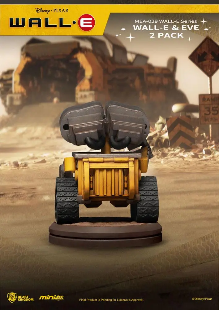 Wall-E Mini Egg Attack Figuren 2er-Pack Wall-E Series Wall-E & Eve 8 cm Produktfoto