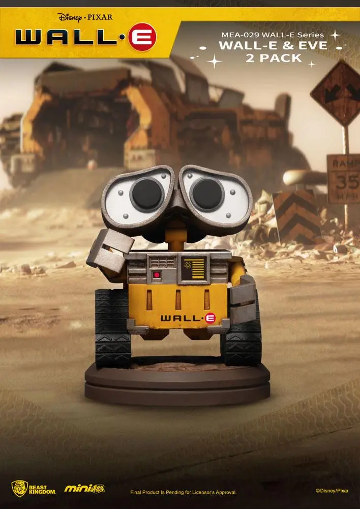 Wall-E Mini Egg Attack Figuren 2er-Pack Wall-E Series Wall-E & Eve 8 cm Produktfoto