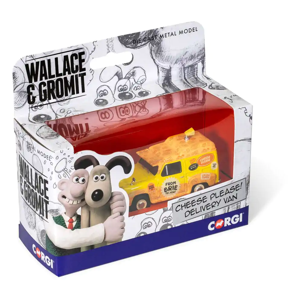 Wallace &amp; Gromit Die Cast Modell 1/43 Austin A35 Van - Cheese Please! Delivery Van Produktfoto