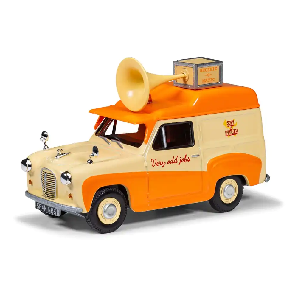 Wallace & Gromit Die Cast Modelle 1/43 Austin A35 Van Collection - Cheese Please!, Top Bun, Spick & Spanmobile termékfotó