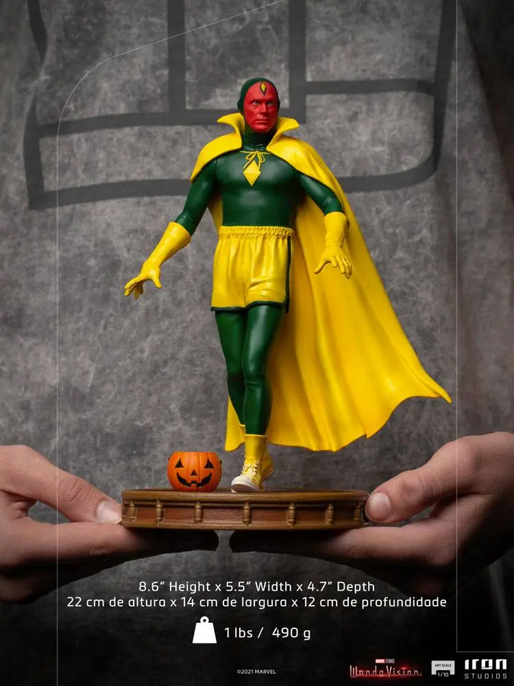 WandaVision Art Scale Statue 1/10 Vision Halloween Version 22 cm Produktfoto