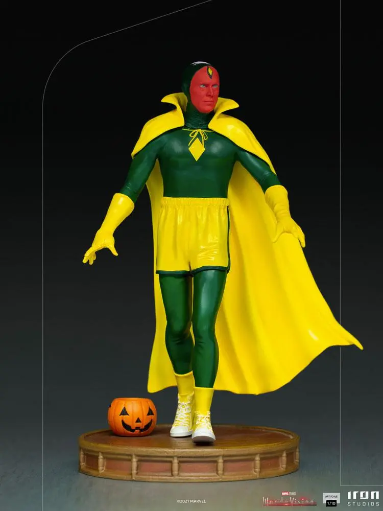WandaVision Art Scale Statue 1/10 Vision Halloween Version 22 cm Produktfoto